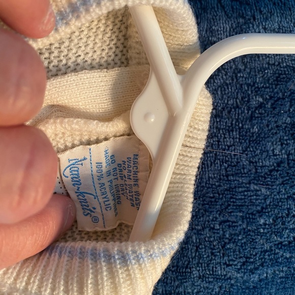 Vintage Nann-Knits by Nannette Infant Boys 2 piece Jon Jon size 18 months - Picture 15 of 16